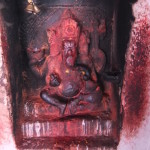 2014.12.10 Kathmandu 103 Durbar Sq Ganesh shrine ResizeBy Donna Yates CC BY-NC-SA